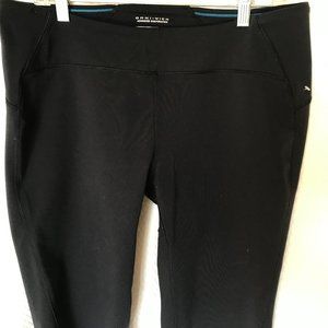 COLUMBIA OMNI-WICK CAPRI NW SZ LARGE STRETCH EXERCISE BLACK COLOR